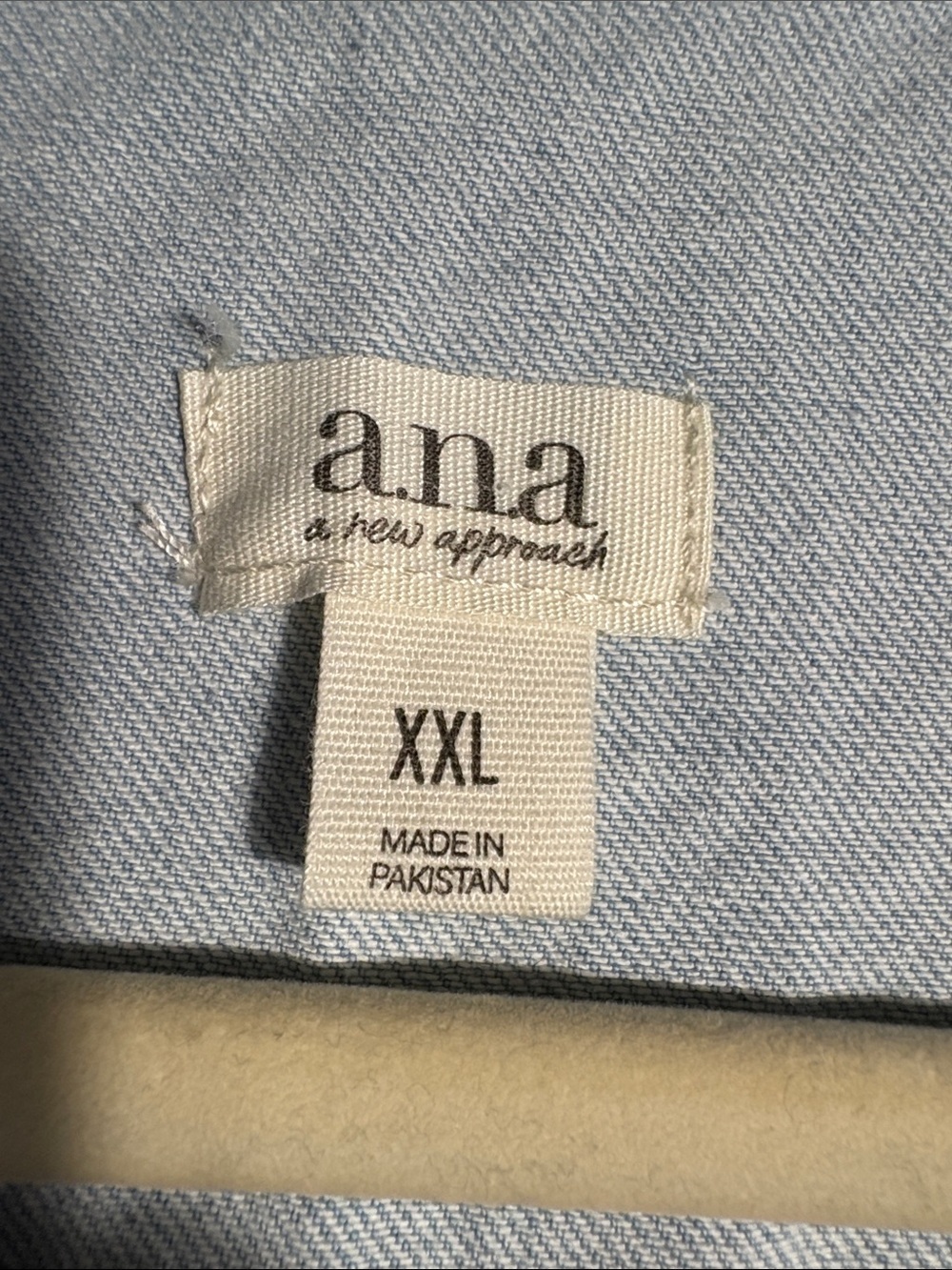 a.n.a Light Blue Denim Wide-Leg Jumpsuit - Picture 5 of 6